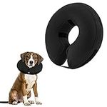 Emwel Pet Inflatable Collar for Dogs and Cats, Comfy Dog Protective Cone for Recovery, Inflatable Basic Dog Collars, Medium