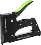 Surebonder 5725 Heavy Duty Cable Tacker Staple Gun for Low Voltage Cable and Wire - CAT5, CAT6, Christmas Lights, Doorbell Wire, TV Wire, Computer Cable, COAX