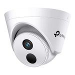 TP-Link VIGI 3MP IR Turret Network Smart Security Camera, Night Vision, AI Detection, H.265+, Corridor Mode, PoE/ 12V DC, Video Enhancement, Remote Control (VIGI C430I(2.8mm))