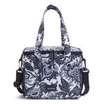 Vera Bradley 37211-13218 Recycled Ripstop Lunch Cooler Bag, Java Navy & White