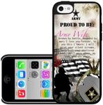 Proud to Be Army Wife Hard Snap on Case (iPhone 5c)