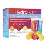 HydraLyte Electrolyte Powder, Low Sugar Electrolyte Packets Designed for Rapid Hydration, Safe Hydration for All Ages - Made with All Natural Ingredients, 30 Servings, Classic Variety