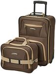 ROCKLAND Luggage 2-Piece Set, Brown, One Size