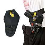 BendJoy® Multi-Pocket Tool Bag with Adjustable Belt, for Electrician | Heavy Duty Electrician Tool Bag for Drill/Screwdriver/Pliers Easy Access & Organisation
