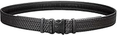 Uncle Mike's Law Enforcement Mirage Basketweave Ultra Duty Belt with Hook and Loop Lining (X-Large, Black)