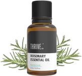 ThriveCo Rosemary Essential Oil For Hair Growth & Hair Fall Control | Reduces Hair Breakage & Improves Scalp Health | 100% Pure, Certified Organic & Natural | With Vitamin E | For Men & Women | 15ml