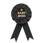 Black Baby Boss Tinplate Badge Pin,
