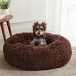 WESTERN HOME WH Faux Fur Dog Bed & 