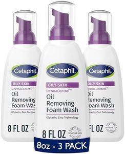 Cetaphil Pro Oil Removing Foam Wash, Foaming Facial Cleanser, Fragrance Free Formula Suitable for Sensitive Skin, 8 Fluid Ounce (Pack of 3)