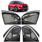 AUTOFACT Magnetic Window sunshade for Nissan Magnite -Set of 4 - with Zipper