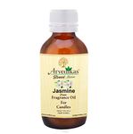 Arvedikas Jasmine Bliss: Premium Fragrance Oil for Soy Candle Making - 100ml Essential Aroma Oil for Candle Making