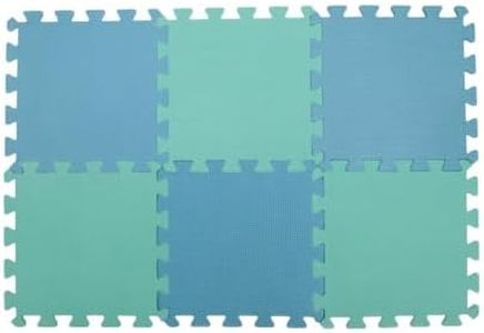 KnitPro KP10874 Lace Blocking Mats (Pack of 9) (Assorted Colours), Blue