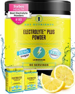 Key Nutrients Electrolyte Powder – Lemonade Flavor Drink Mix