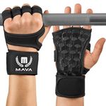 Mava Sports Cross Training Gloves with Wrist Support for WODs, Gym Workout, Weightlifting & Fitness-Silicone Padding, No Calluses-Suits Men & Women-Weight Lifting Gloves for a Strong Grip