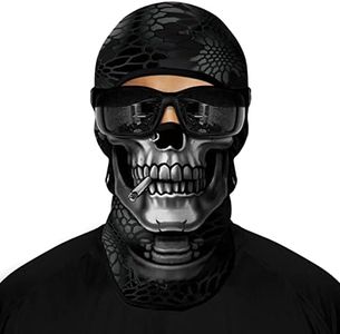 ShopINess Unisex Adult Balaclava for Sport Party Festival Halloween and Carnival Skull (Smoker)