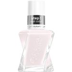 essie gel couture, 2-step longwear nail polish, 8-free vegan formula, pre-show jitters, white, 13.5ml