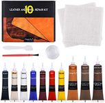 Magicfly Vinyl and Leather Repair Kit, 10 Colors Vinyl Repair Kit for Furniture, Sofa, Jacket, Boat Seat, Leather Repair Kit for Couches, Car Seat to Restore Any Material