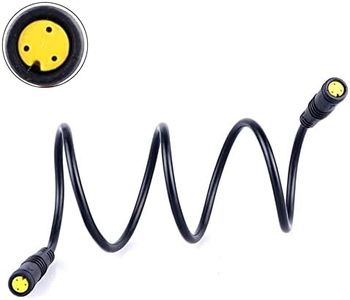 Electric Bike Extension Cable,3 Pin Male to Female Waterproof Motor Convert Extension Cable for Bafang Electric Bicycle Extension Cord Cable (Female to Female)