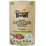 Your UnbelievaBowl - Organic Superfood Boost (Energise) 600g, 40 Servings, 45p Per Serving, Gluten Free, Chia Seed, Hemp Seed, Pumpkin Seed, Cacao, Mulberry, Goji, Flaxseed, Almonds