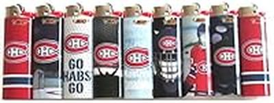 Bic NHL Montreal Full Size Lighters Lot of 8