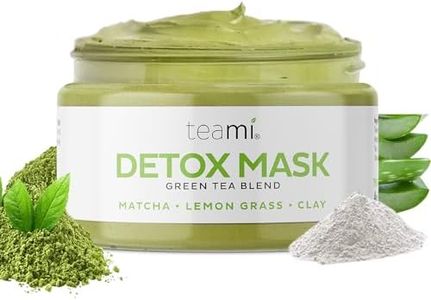 Teami Detox Face Mask for Hydraiting, Moisturizing & Purifying, Blackhead Remover Green Tea Deep Cleanse Mask reduces Acne & oil, Pore Minimizer Clay Mask for All Skin Types, Stick Mask Alternative