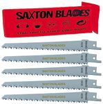 5x Saxton Blades 150mm Reciprocating Sabre Saw Wood Blades R644D for Bosch Makita etc