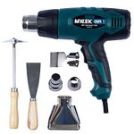 MYLEK Hot Air Heat Gun 2000W - Professional Handheld DIY Crafting, Paint Stripper, Varnish Stripping, Shrinking PVC, Wrapping, Embossing, Thawing, Bending, 2 Modes Max 650°C, 6 PCE Accessory Kit