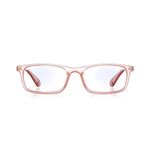 ENRICO Bluno Kids Rectangle Zero Power Computer Blue Light Blocking Glasses | Anti Glare Blue Light Filter Glasses for Eye Protection from Laptop/Mobile Screen | Reading Glasses for Boys & Girls-C11