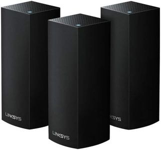 Linksys Velop AC6600 Whole Home Mesh Wi-Fi System (WHW0303B-CA) - 3 Pack - Black