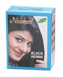 Noorani Henna Based Hair Color and Herbal Powder in USA | Ships from California (3 (18 Pouch x 10g) BLACK HENNA)