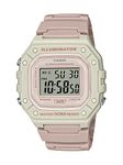 Casio Illuminator Alarm Chronograph Digital Sport Watch (Model W218HC-4A2V) (Light Pink), Light Pink, Chronograph,Digital