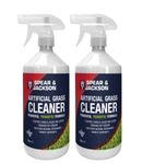 Spear & Jackson 2 x 1L Probiotic Artificial Grass Cleaner Plus Deodoriser