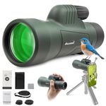 Astromania 12X50 BAK4 High Power Prism Monoculars, Waterproof, Compact Handheld Monoscope for Bird Watching, Sporting Events, Traveling Gifts for Men