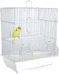 WUNDAPETS Portable Small Bird Travel Cage - Perfect for Budgies, Canaries, and Finches