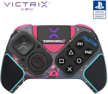 PDP Victrix Pro BFG Wireless Controller for PS4/PS5/PC, Sony 3D Audio, Modular Back Buttons/Clutch Triggers/Joystick, Tekken 8 Rage Art