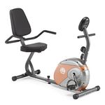 Marcy Recumbent Exercise Bike with Resistance ME-709