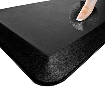 Sky Solutions Oasis Anti Fatigue Mat - Cushioned 3/4 Inch Comfort Floor Mats for Kitchen, Office & Garage - Padded Pad for Office - Non Slip Foam Cushion for Standing Desk (24x70, Black)