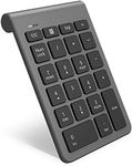 Rytaki 【Upgraded Version】 Bluetooth Numeric Keypad, Portable Wireless 22 Keys External Number Pad for Laptop, Tablet, Notebook, PC, Desktop and More