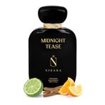 Nisara Midnight Tease Perfume for Women 100 ml |Girl Long Lasting Eau De Parfum | EDP Scent Spray | Floral Woody Musky Fragrance | With Bergamot, Musk, Cedarwood & Vanilla Notes | EDP Scent for Women | Premium Perfume |