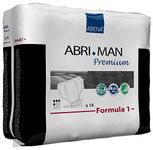 Abena Abri-Man Male Pouch Incontinence Shields Formula 1, 168 Count (12 Packs of 14)