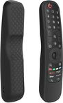 LG TV Magic Remote Cover Premium Silicone Protective Case for LG Magic TV Remote AN-MR21GA, AN-MR21GC (2021) & AN-MR22GA, MR22GN (2022) Magic case with Remote Protection (Black) [Remote NOT Included]