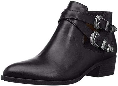 FRYE Women's Ray Western Shootie Boots, Black, 7 M US