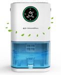 2000ml Dehumidifiers for Home & Bedroom - 3 Modes, Auto Defrost & Dual Peltier -Dehumidifier for bedroom with Humidity indicator- Quiet Dehumidifier (<33db)- Dehumidifier for Bathroom, Rv, Garage