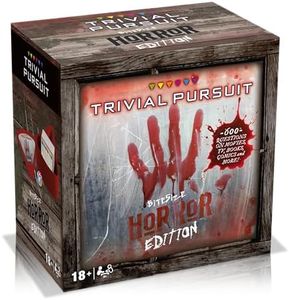Winning Moves Trivial Pursuit Horror Bitesize Edition - Quiz Board Game About Your Favourite Chararcters! - Trivia Game for True Fans! - 2+ Players Aged 18+