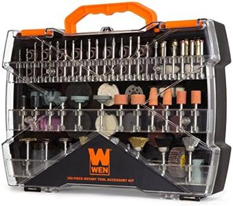 WEN 230282A 282-Piece Rotary Tool Accessory Kit with Carrying Case