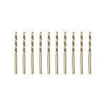 Meccion HSS Cobalt Jobber Drill Bit 10pcs 1.0mm Twist Drill Bit for Drilling Stainless Steel and Metal