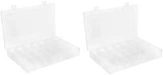 LIFKOME 2pcs Box Parts Storage Box 