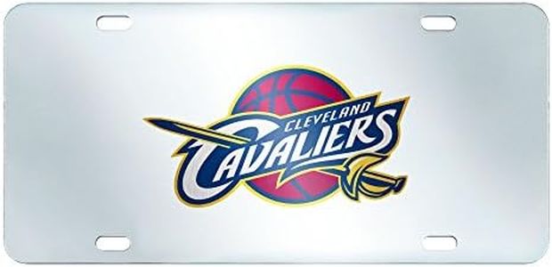 FANMATS 17201 Team Color 6"x12" NBA - Cleveland Cavaliers License Plate Inlaid