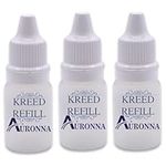 Auronna Car Fragrances (Pack of 3) * 10ml Oil Refill Scent Kreed Air Freshener, Suitable For Car Diffuser, USB Diffusers, Candle Scented Making Wax Melts Diffuser Reed (Kreed, 10ml (Pack of 3))