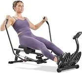 Sunny Health & Fitness Full Motion Smart Rowing Machine with Bluetooth Connectivity